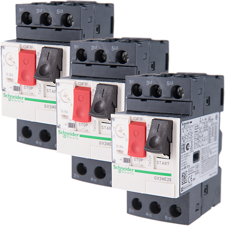 Intrerupator automat motor TeSys GV2 ,3P, Schneider GV2ME20AP, 13-18A