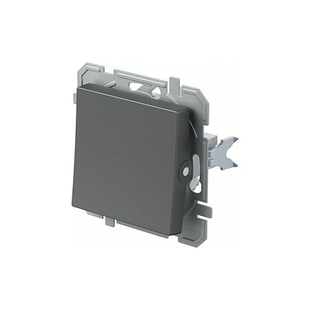 Intrerupator simplu Tem Logiq, antracit, 10 A x 250 V