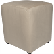 Taburet Cube, stofa bej, 45 x 37 x 37 cm