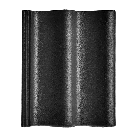Tigla de beton Donau, antracit briliant sau negru, 33 x 42 cm