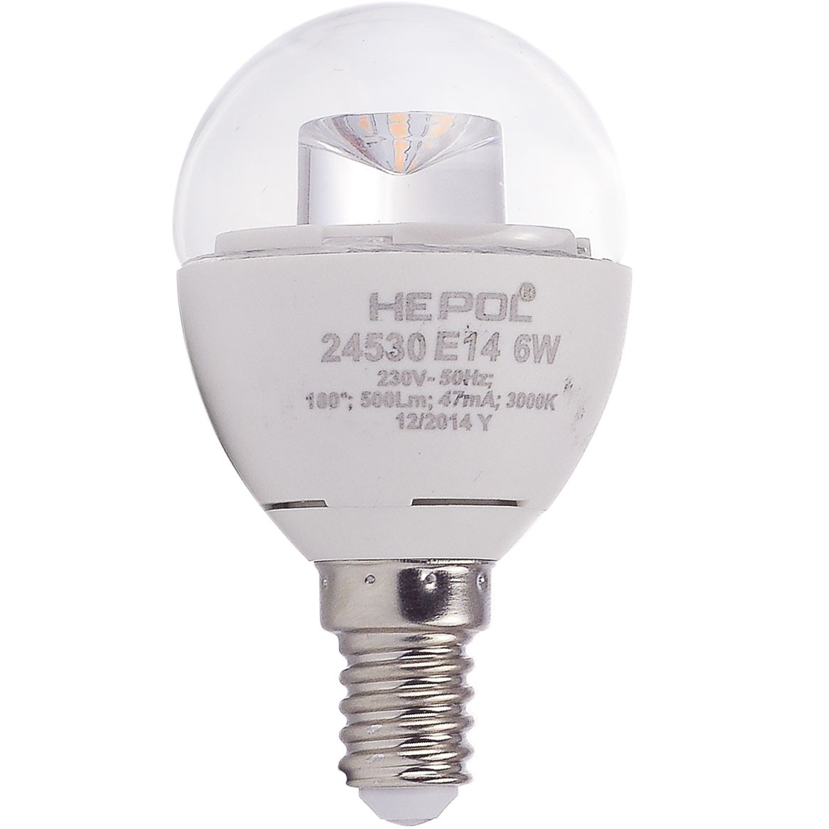 Bec Led Sferic E14 6 W Hepol