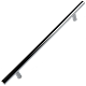 Maner cilindric otel D12 mm, 160 mm, mat-crom