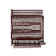 Laterala stanga, Glinex Trend Engobe, maro, 41.7 x 36 cm