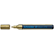 Marker permanent Schneider, varf rotund, 3 mm, cu vopsea aurie