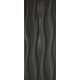 Faianta baie Keramin Elegy, negru, lucios, uni, 50 x 20 cm