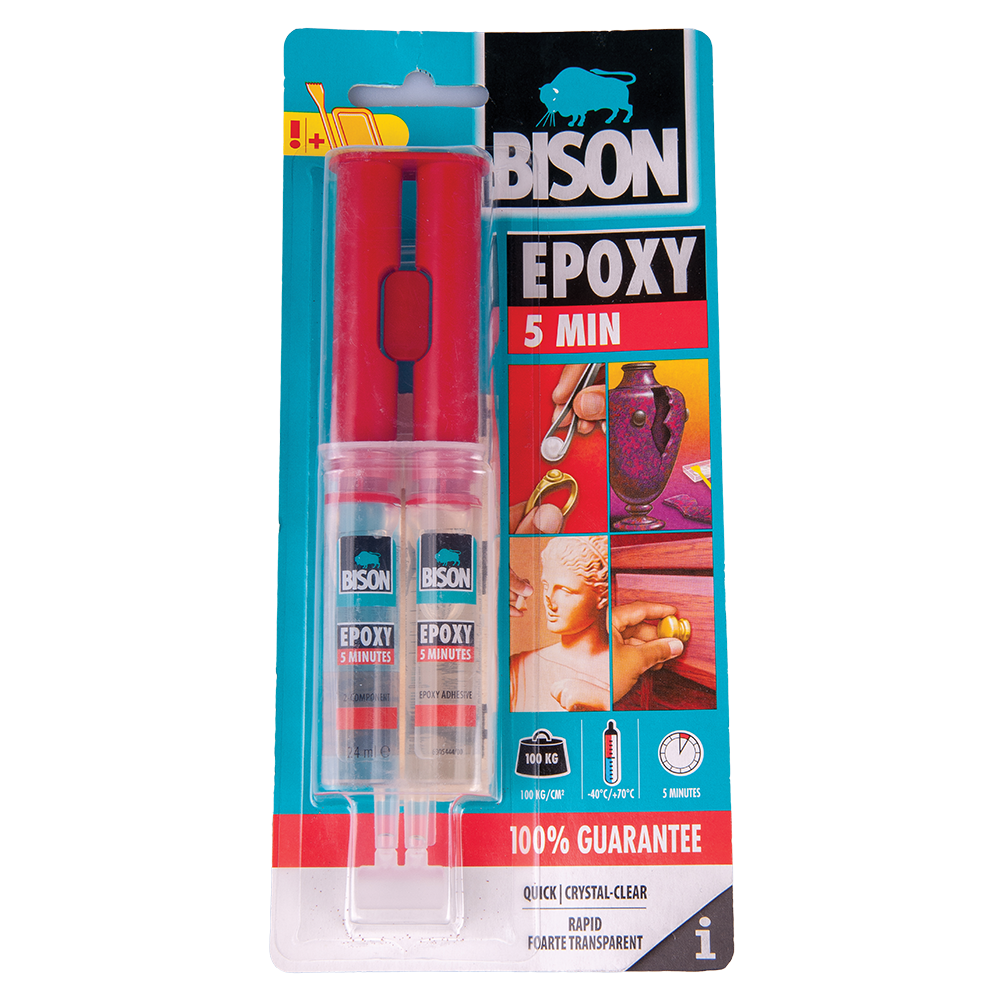 Adeziv universal, Bison, Epoxy 5 minute, 24 ml