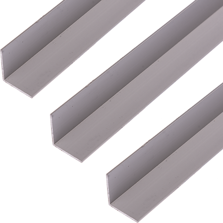 Cornier laturi egale, aluminiu, 20 x 20 x 1,2 mm, L 1 m