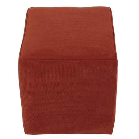 Taburet Cube tapiterie stofa caramiziu K3 45 x 37 x 37 cm