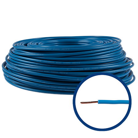 Cablu FY(H07V-U) 1x10 mm, albastru