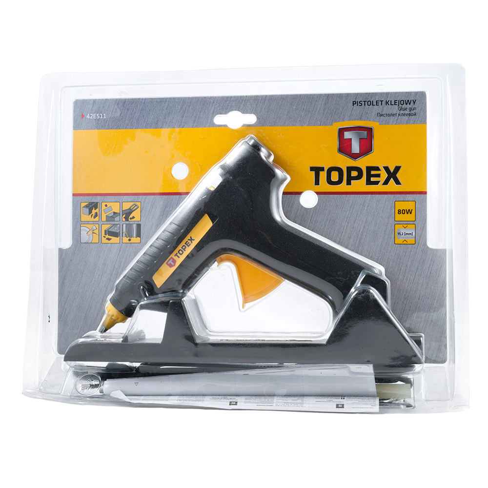 Pistol de lipit Topex, 80W, 230V