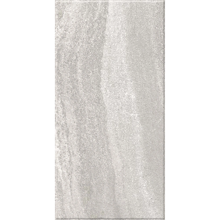 Gresie portelanata Kai Ceramics Santana Grey, gri mat, aspect de piatra, dreptunghiulara, 30 x 60 cm
