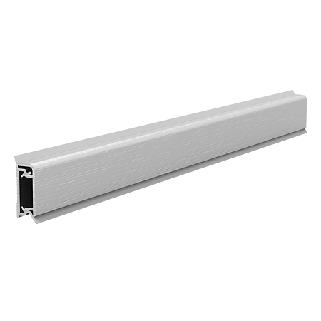 Profil inaltator plat pentru blat, aluminiu mat, 4 m