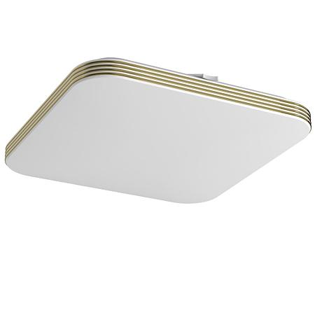 Plafoniera led Dabar, 17 W, metal/plastic, alb/auriu