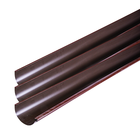 Jgheab 125 mm, Novatik Ronda, maro RAL 8017, L= 2 m