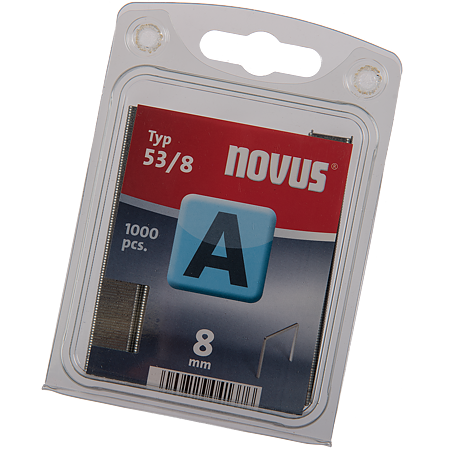 Capse Novus, pentru capsatoare manuale si electrice, zinc, 11,3 x 8 mm, 1000 buc