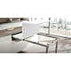 Sistem masa rabatabil Atim Party, aluminiu, argintiu, 900 x 1380 mm