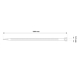 Coliere din plastic, poliamida 6.6, alb, 1000 x 12.5 mm, 50 bucati