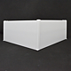 Plinta pardoseala Onix 80, polimer dur, rezistenta la apa, alb, 2200 x 80 x 16 mm