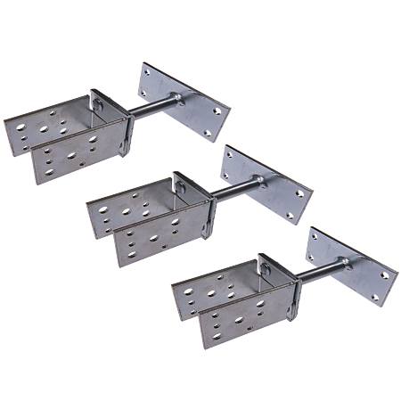 Papuc reazem, otel zincat, talpa fixa, 70-150 x 70 x 115 mm