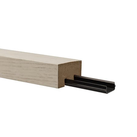 Riflaj MDF, stejar bergerac, tip montare cu profil de montaj, 2800 x 30 x 20 mm