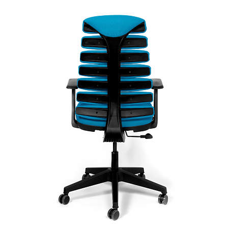 Scaun birou ergonomic albastru Kronsit Salerno, tapiterie textila, rotativ, reglabil pe inaltime, 65 x 49 x 135 cm Scaun birou ergonomic albastru Kronsit Salerno, tapiterie textila, rotativ, reglabil pe inaltime, 65 x 49 x 135 cm
