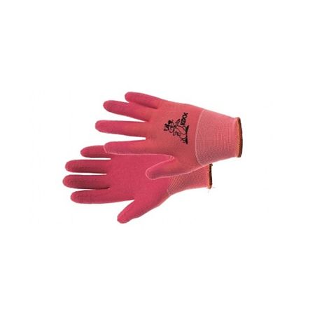 Manusile de protectie pentru copii Kixx Lollipop, nailon + latex, marimea 4-5, roz 