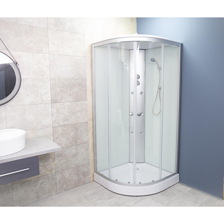 Cabina Hidromasaj Sanotechnik ST01, sticla 4mm, 6 duze, 90 x 90 x 215 cm Cabina Hidromasaj Sanotechnik ST01, sticla 4mm, 6 duze, 90 x 90 x 215 cm