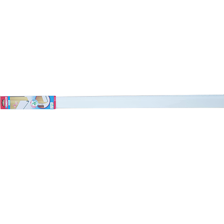 Prag izolator din PVC flexibil, cu plasa Geko Door, alb, 53 mm x 1 m