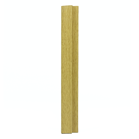 Profil terminatie montaj lambriu riflaj MDF, stejar, 22 x 86 x 2800 mm