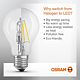 Set Bec LED CLA60 Osram Bellalux, para, E27, 88 W, 1055 lm, lumina neutra 4000 K