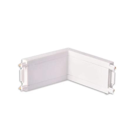 Conector in colt Track Light KL182021, 90 de grade, pentru sina magnetica, 48V DC, IP20, alb
