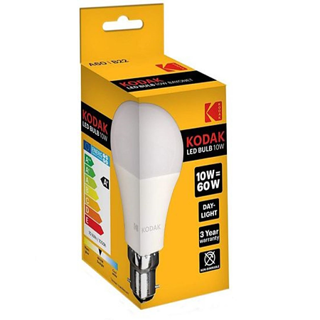 Bec LED Kodak A60, glob, E27, 10 W, 806 lm, lumina rece 5000 K