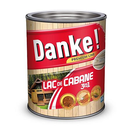 Lac pentru cabane 3 in 1, Danke, incolor, interior/exterior, 2.5 l