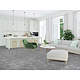 Gresie interior/exterior Cesarom Etna, portelanata, rectificata, gri, mat, decor piatra, clasa aderenta R10, PEI 4, 60 x 30 cm