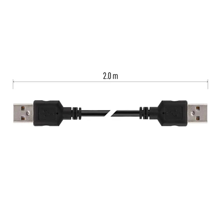 Cablu prelungitor USB A Emos S702, tata - tata, 2 m