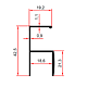 Profil aluminiu tip maner Y, negru, fara perie, 2.5 m