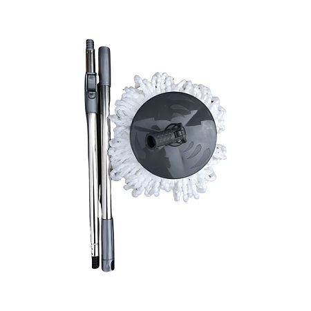Set mop Trio Proof, plastic, alb-gri, 3 piese