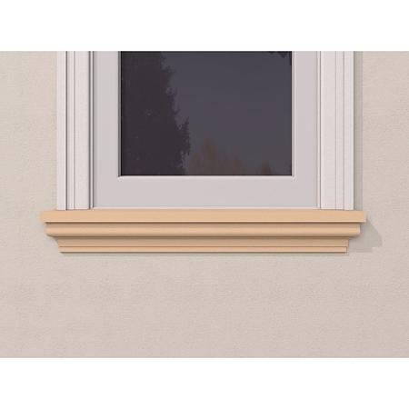 Solbanc decorativ exterior FP210, polistiren EPS 100, 130 x 60 x 2000 mm