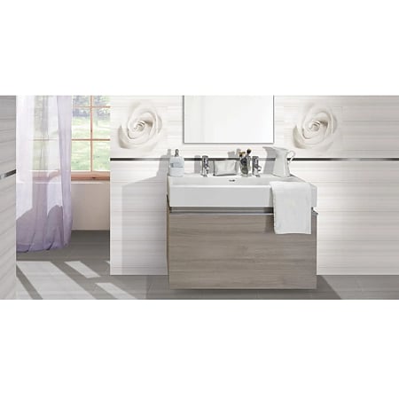Gresie interior gri Stripes, PEI 3, finisaj mat, patrata, grosime 8 mm, 33 x 33 cm 