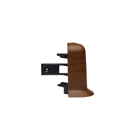 Set colt exterior plinta parchet Set Rhea 10456, maro inchis, PVC, 52 x 22.5 mm, 4 bucati/set