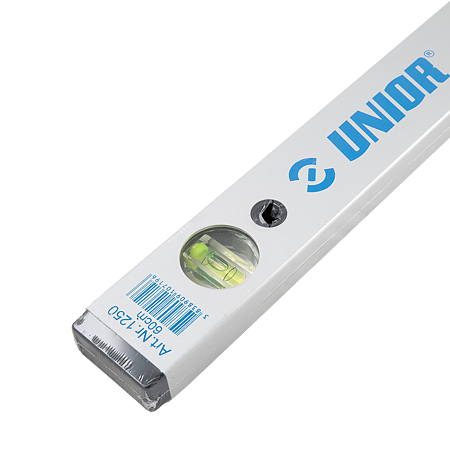 Nivela cu bula Unior 1250, cu 2 indicatori, din aluminiu, 600 mm