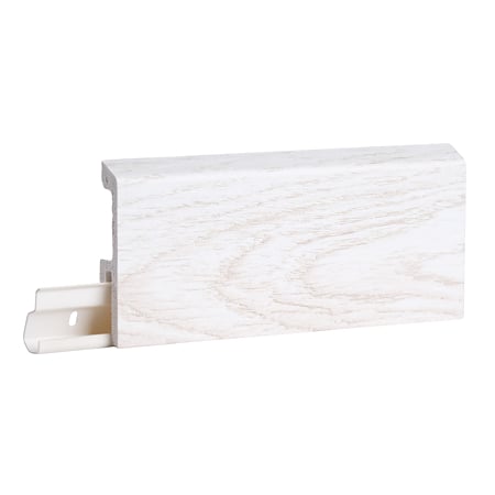 Plinta pardoseala Duflex Oak Everest 907, polimer flexibil, rezistenta la apa, 2000 x 80 x 18 mm