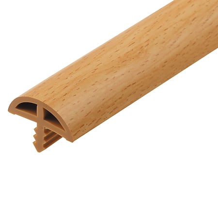 Cant profilat tip bordura, semirotund, PVC, fag, latime 18,5 mm