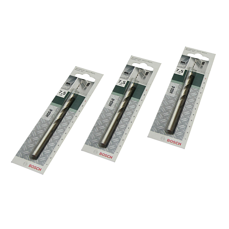 Burghiu Bosch, HSS-G, mandrina standard, pentru metal, 7,5 mm