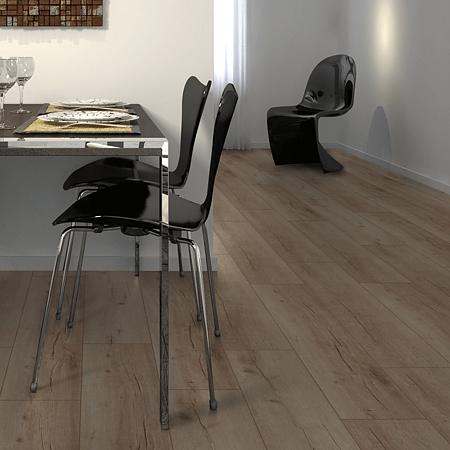 Parchet laminat 12 mm Kronotex Robusto 3180, nuanta medie, stejar rip nature, clasa de trafic 33, fold-down, 1380 x 191 mm