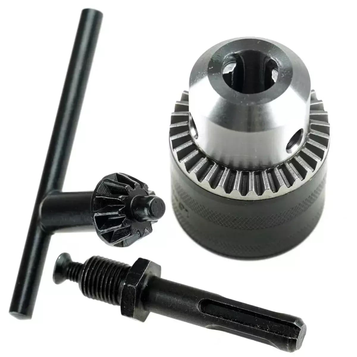 Set 3 piese mandrina cu cheie + adaptor SDS-Plus, 1,5–13 mm, prindere 1/2-20 UNF