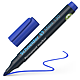 Marker permanent Schneider 130, varf rotund, 3 mm, cu vopsea albastra