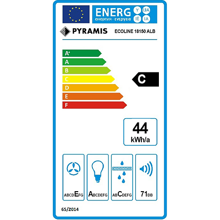 Hota Pyramis slim clasic, alb, 1 motor, 80 W