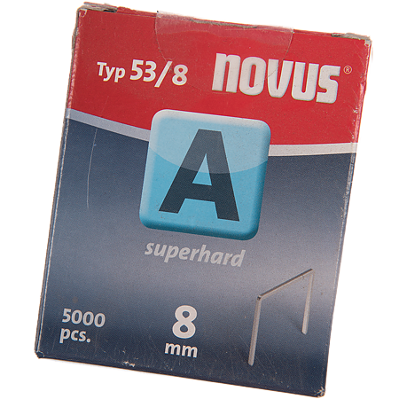 Capse Novus, pentru capsatoare manuale si electrice, zinc, 11,3 x 8 mm, 5000 buc