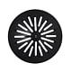 Filtru scrugere universal Catchy Wirquin, silicon, negru mat, Ø 110mm